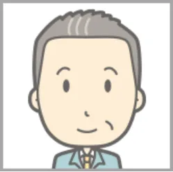 お客様の声イラスト-50代男性