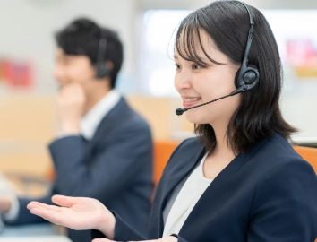 オペレーターの女性